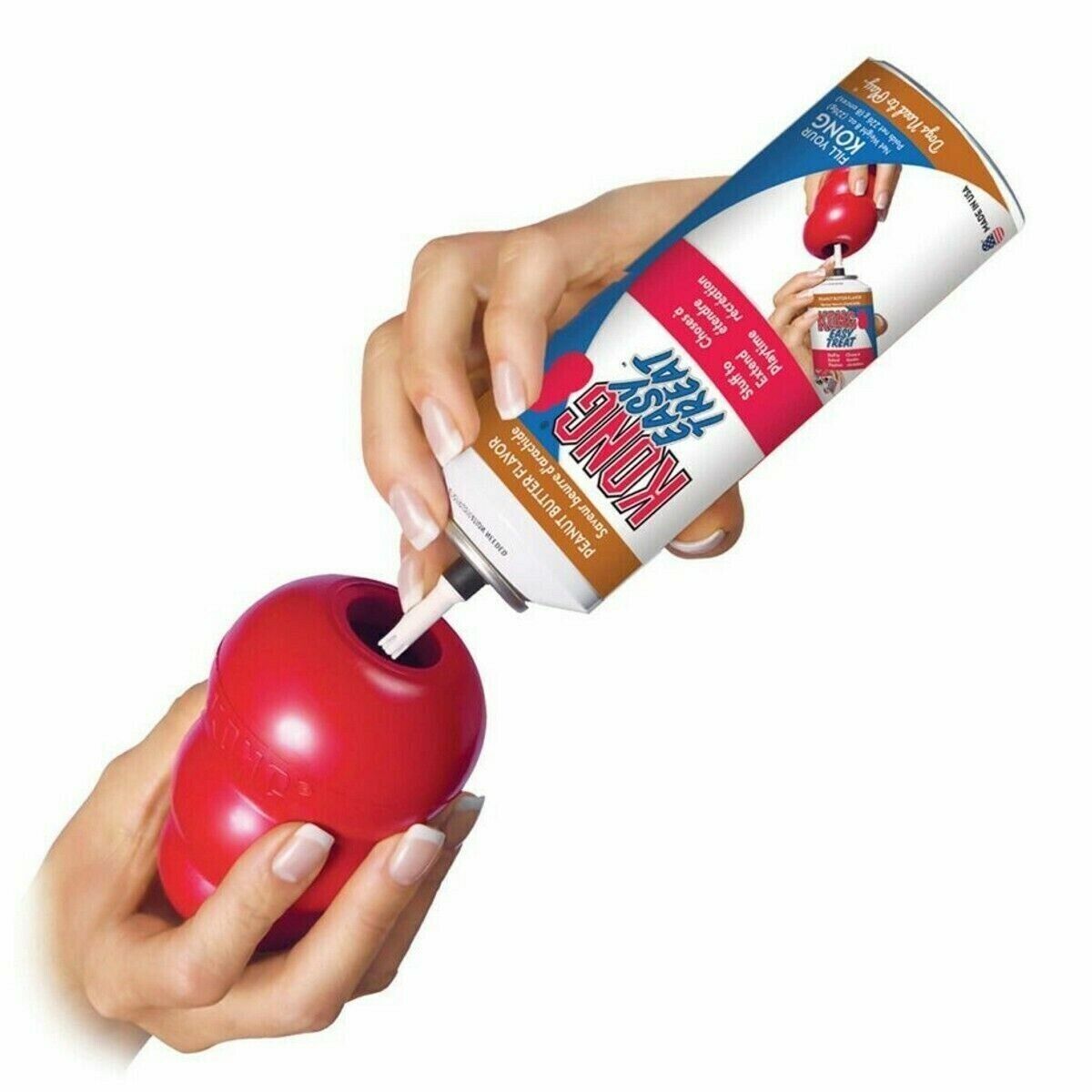 Kong Classic Pet Dog Treat Toy Sizes Small and Extra Small