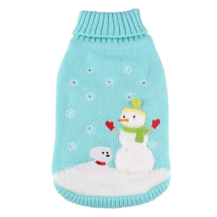 Pet London Crystal Snowflake Snowdog Jumper
