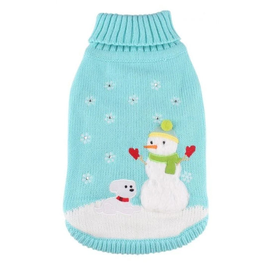Pet London Crystal Snowflake Snowdog Jumper