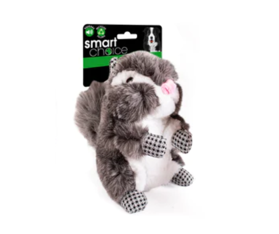Squeaky Squirrel Plush Woodland Animal Dog Toy