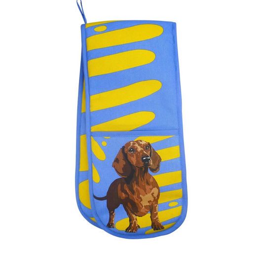 Dachshund Double Oven Glove