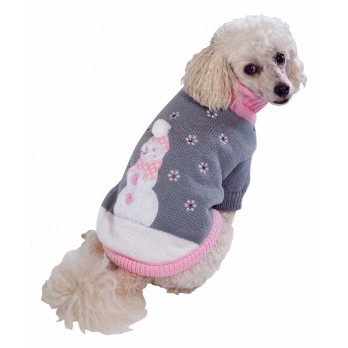 Crystal Snowflake Snowman Jumper