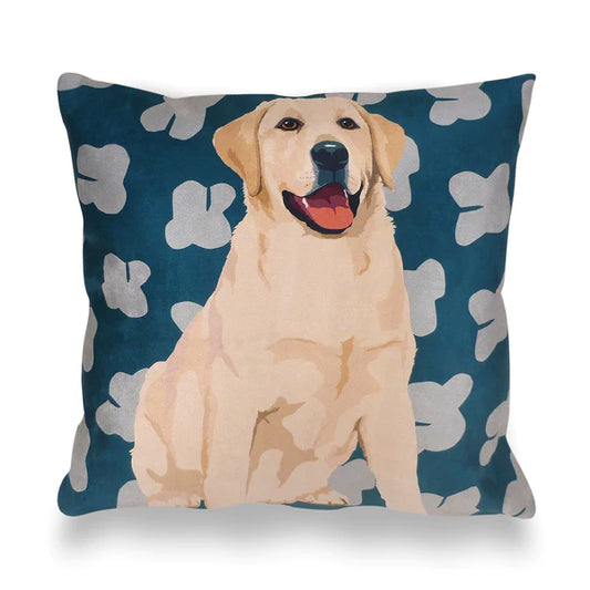 Golden Labrador Cushion Cover & Cushion