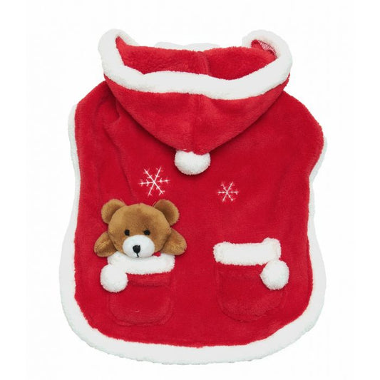Teddy Santa Dog Cape